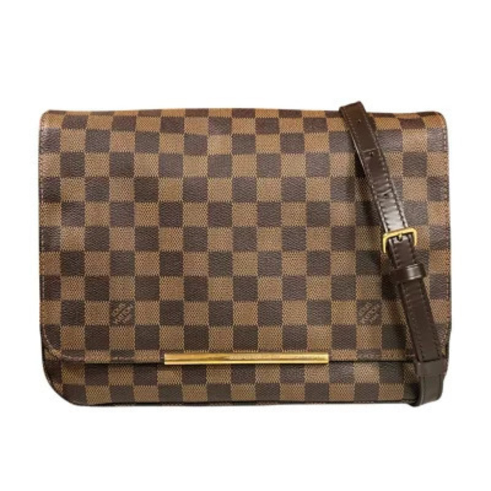 Louis Vuitton Hoxton Damier Shoulder Bag Canvas Brown